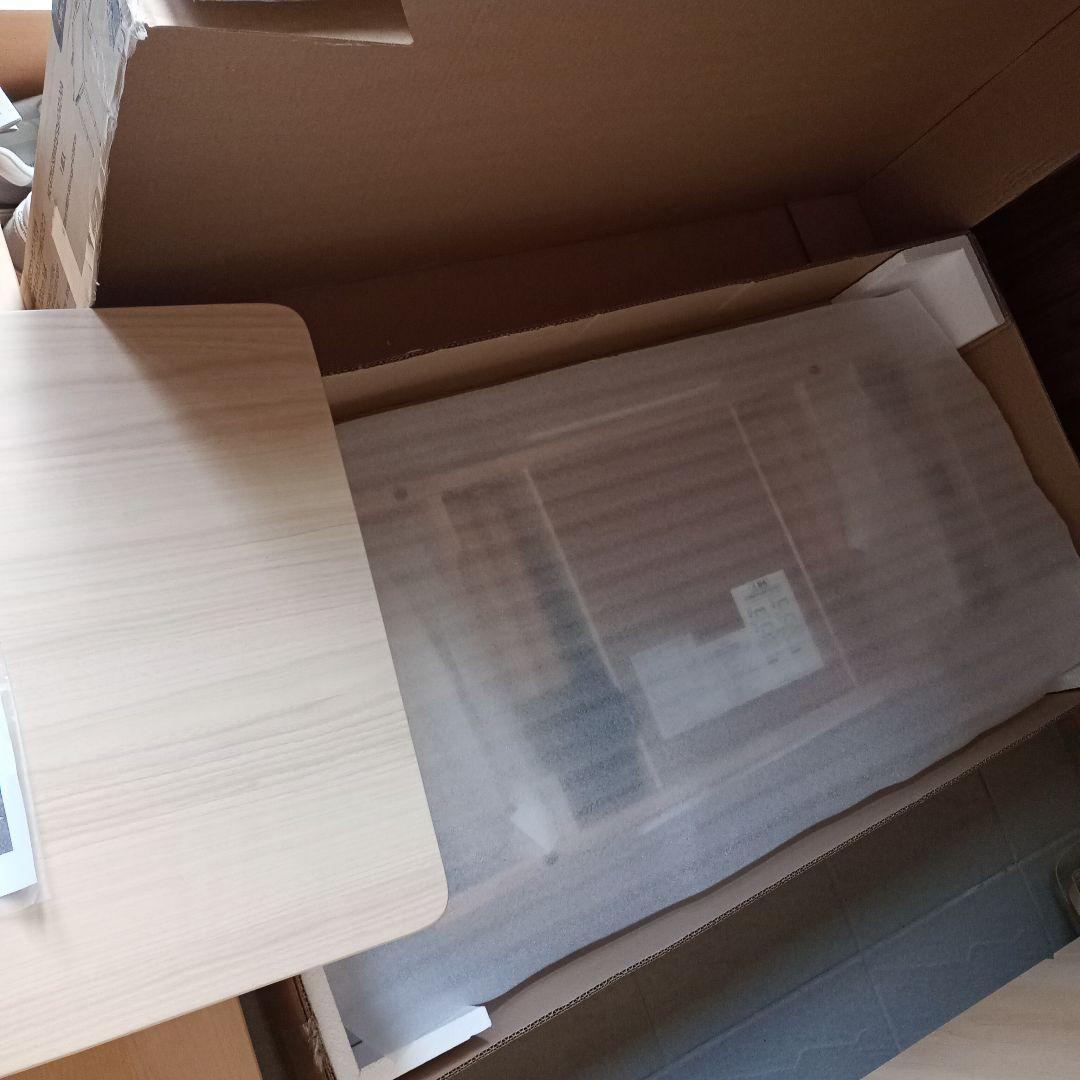 ハイコタツ　長方形テーブル　ベージュこたつ布団