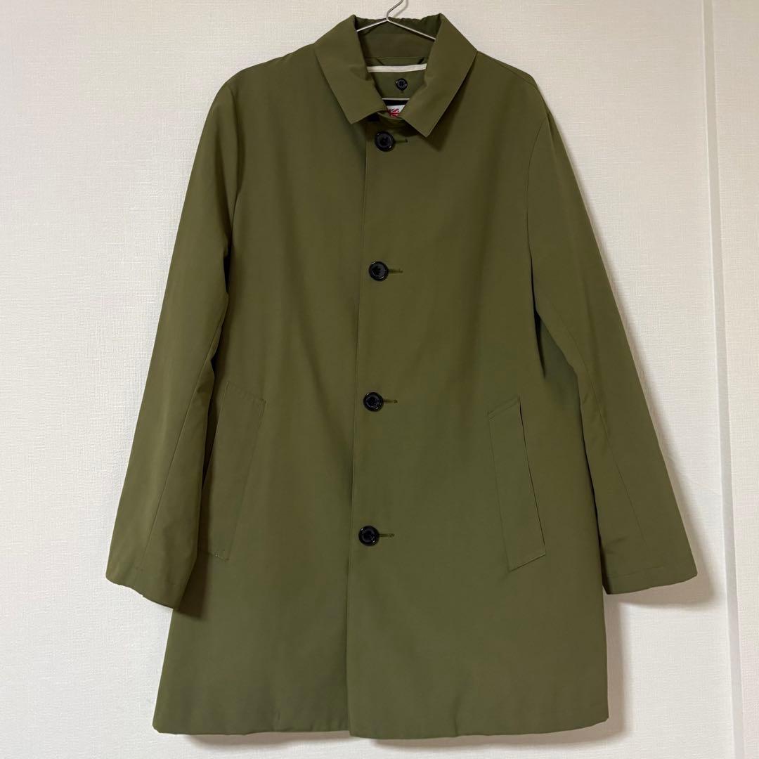 トラディショナルウェザーウェアー　ダービー　カーキ　ステンカラーコート　アウター