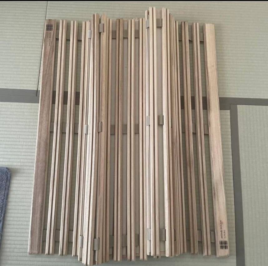 みやび格子　すのこ2つセット　シングルサイズ