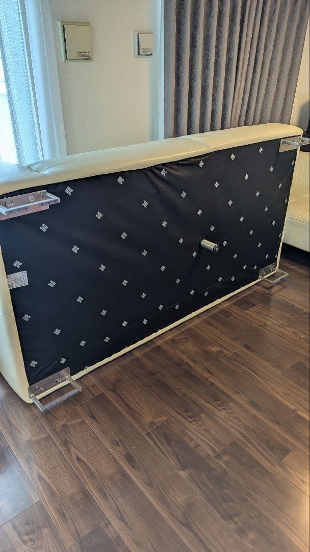 ホワイトレザー コーナーソファ セット