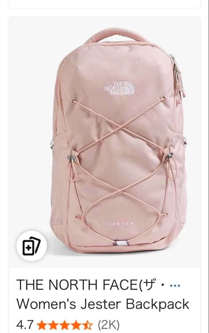 THE NORTH FACE Jester Backpack ピンク
