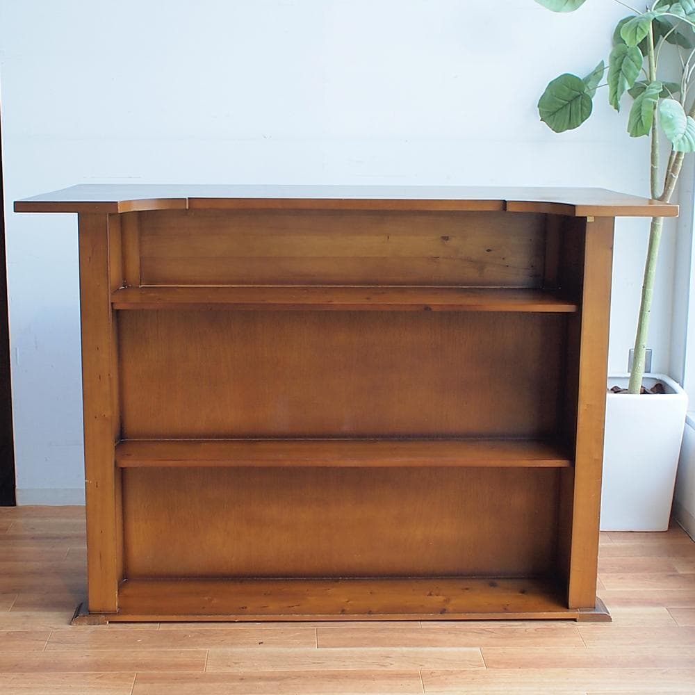 クラシカル バーカウンター アンティーク調 幅147cm 高さ102cm