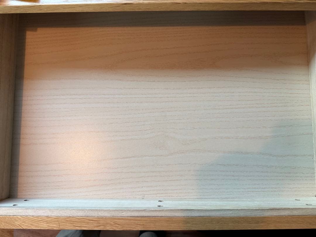 無印良品　オーク材　デスク