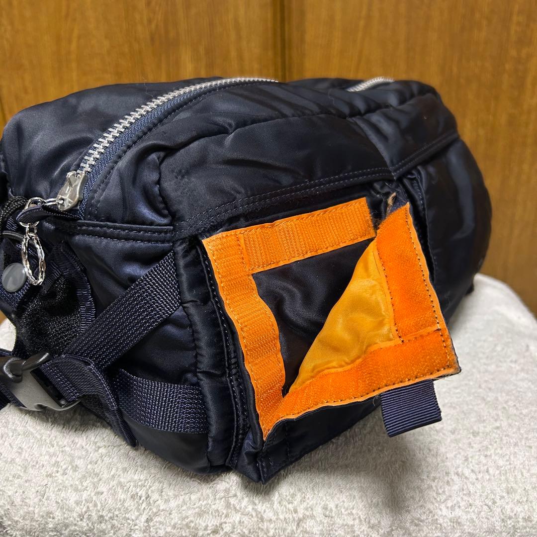 HEAD PORTER タンカー ウエストバッグ ネイビー ウエストポーチ