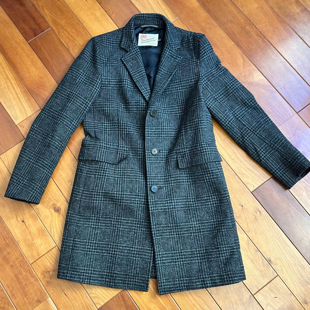 トラディショナルウェザーウェア チェスターコート BARGOED 38サイズ