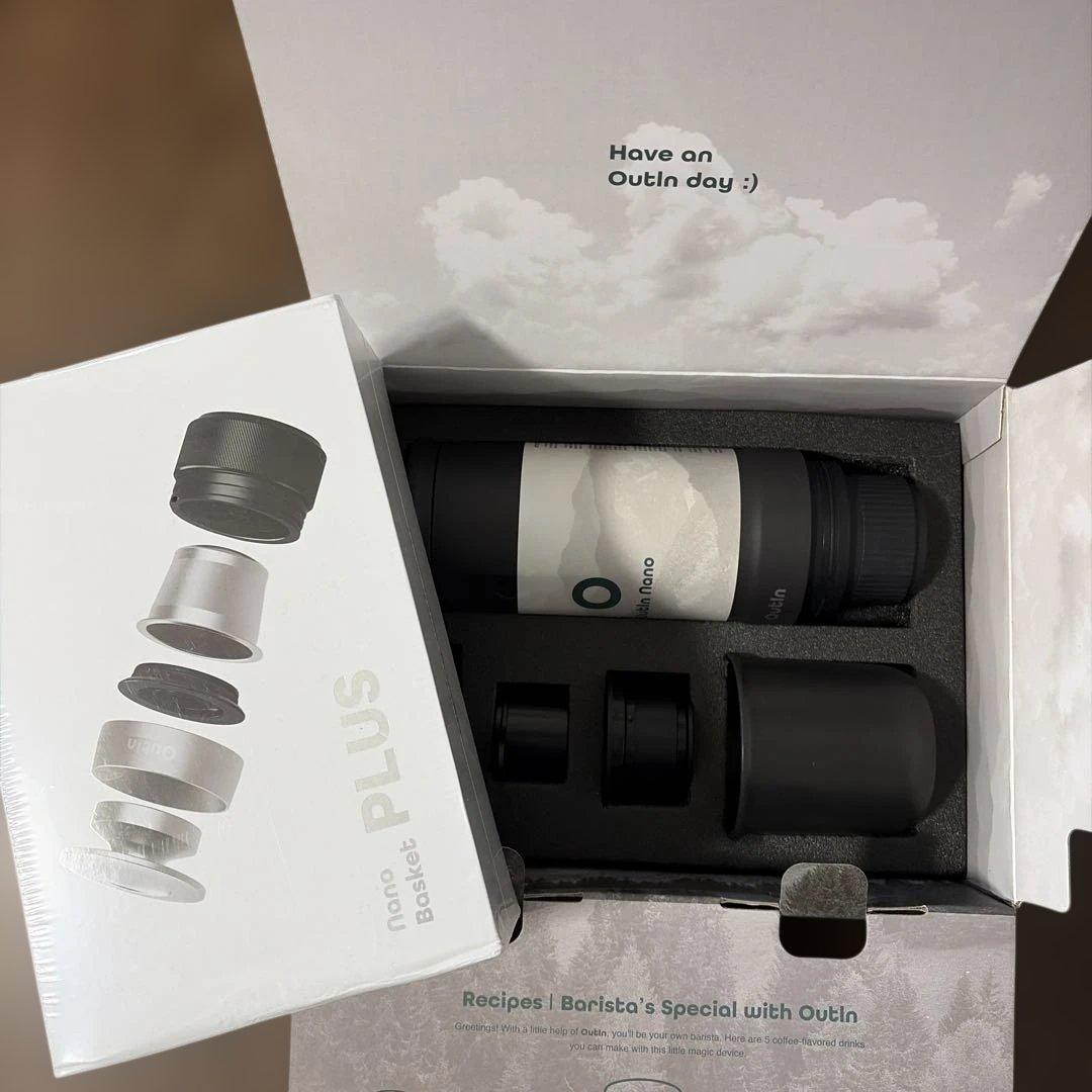 アウティン　ポータブル　エスプレッソ　マシン　バスケットプラスセット