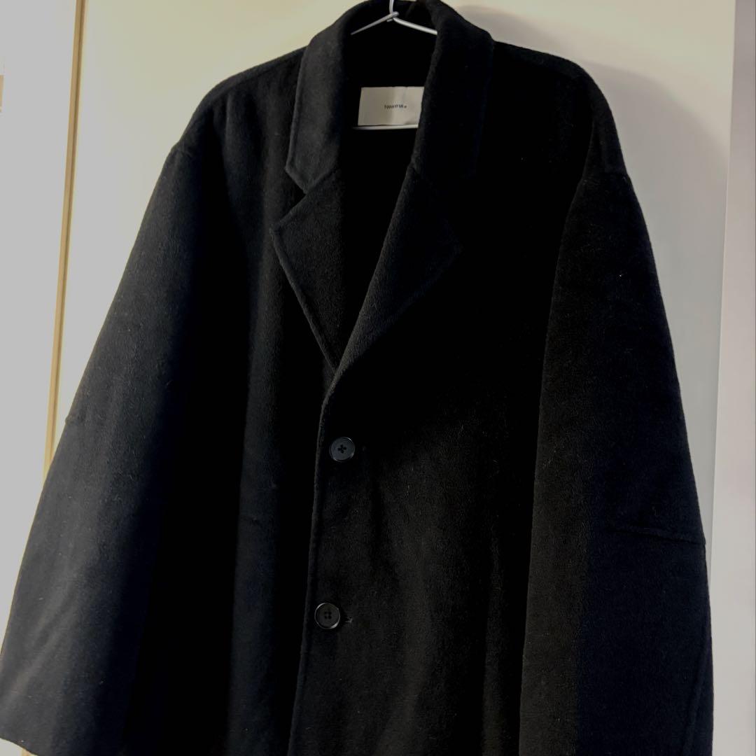 新品 TODAYFUL ウールオーバーコート ブラック38