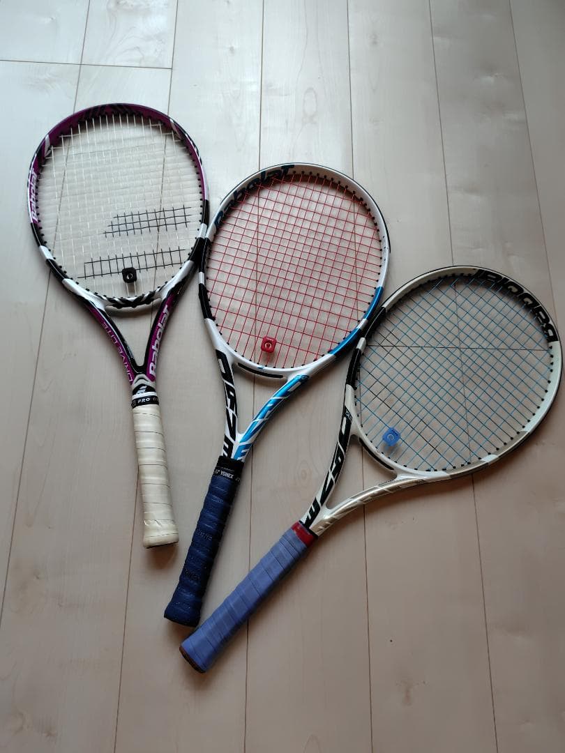 Babolat Wimbledon テニスラケット 285g 他2本