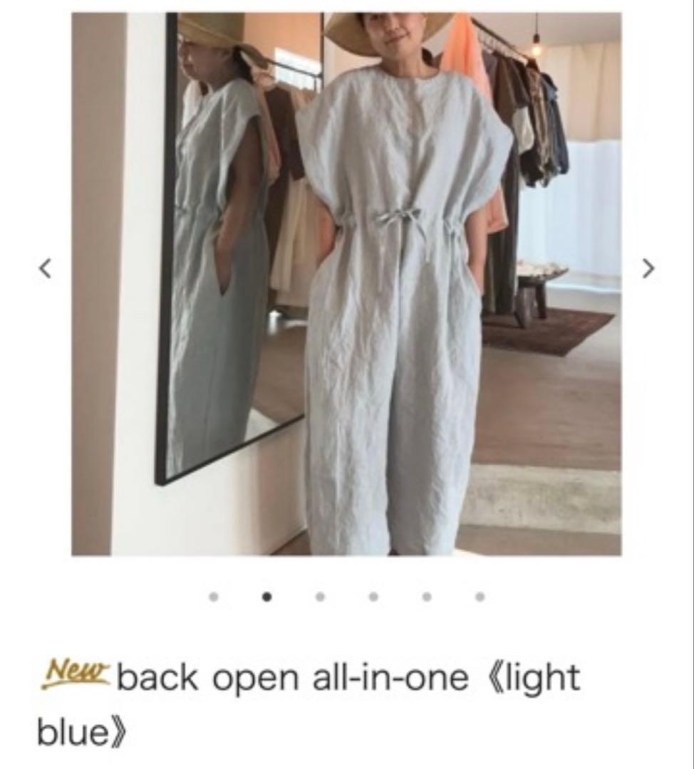 サロペット・オーバーオール・オールインワン ito fukuoka back open all-in-one