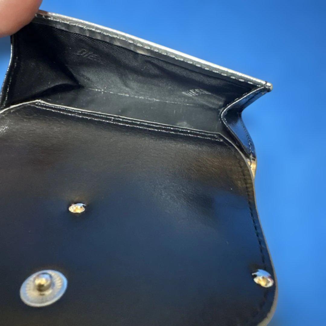 DIESEL シルバー 三つ折り財布