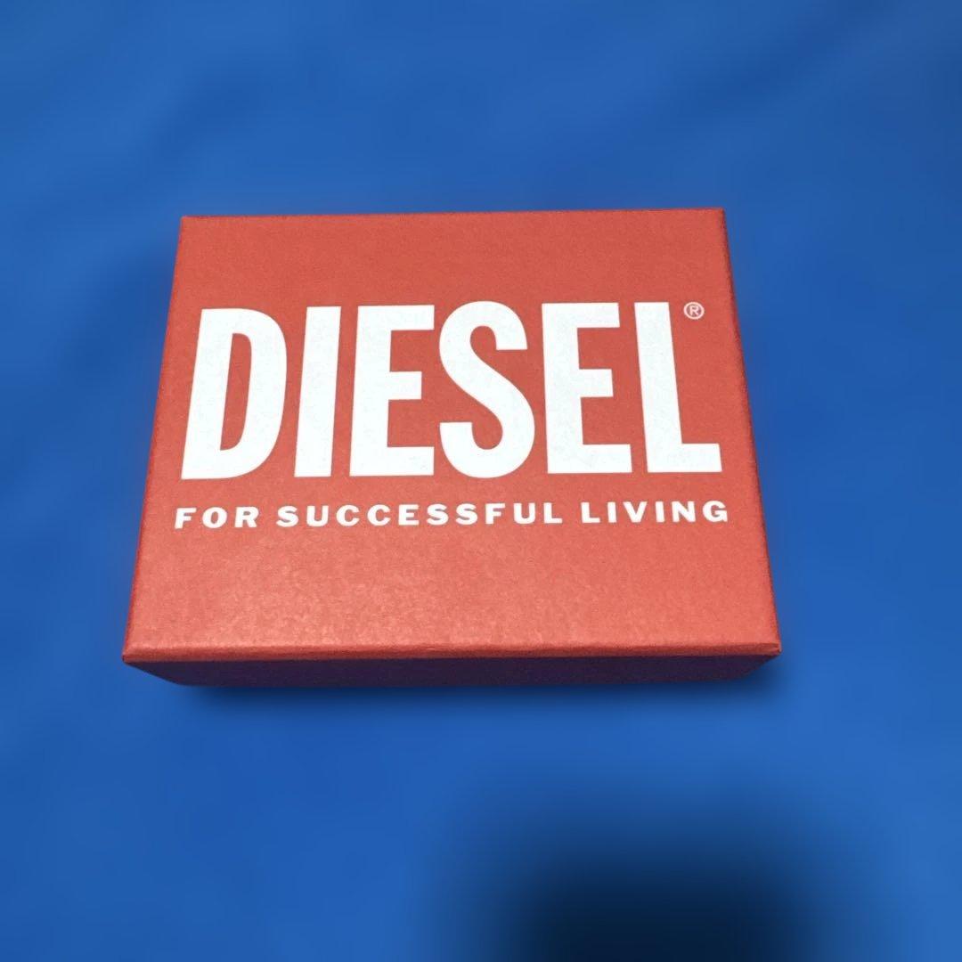 DIESEL シルバー 三つ折り財布