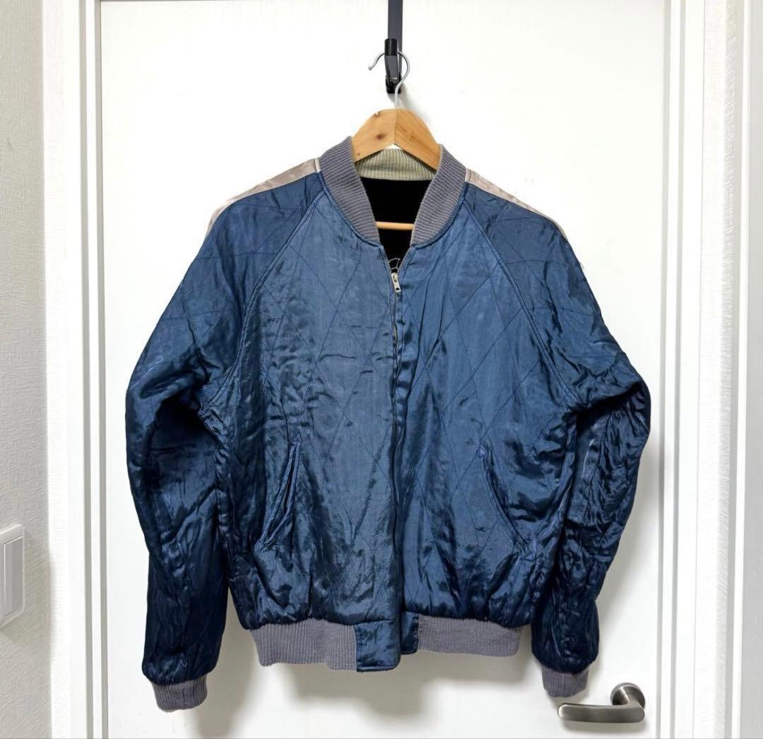 KNT80s 90s スーベニア スカジャン リバーシブル 別珍