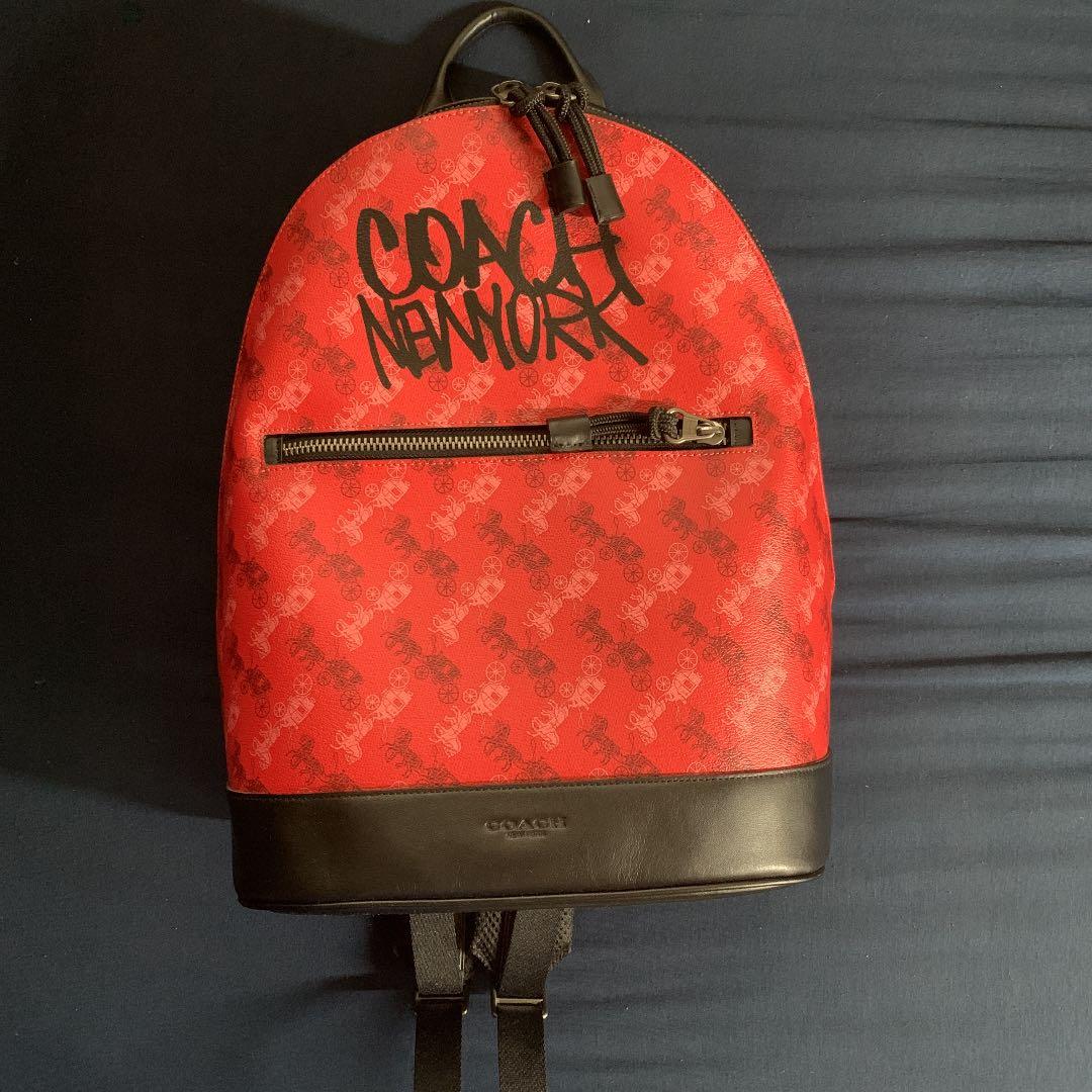 COACH　リュックサック　馬車柄　ニューヨーク