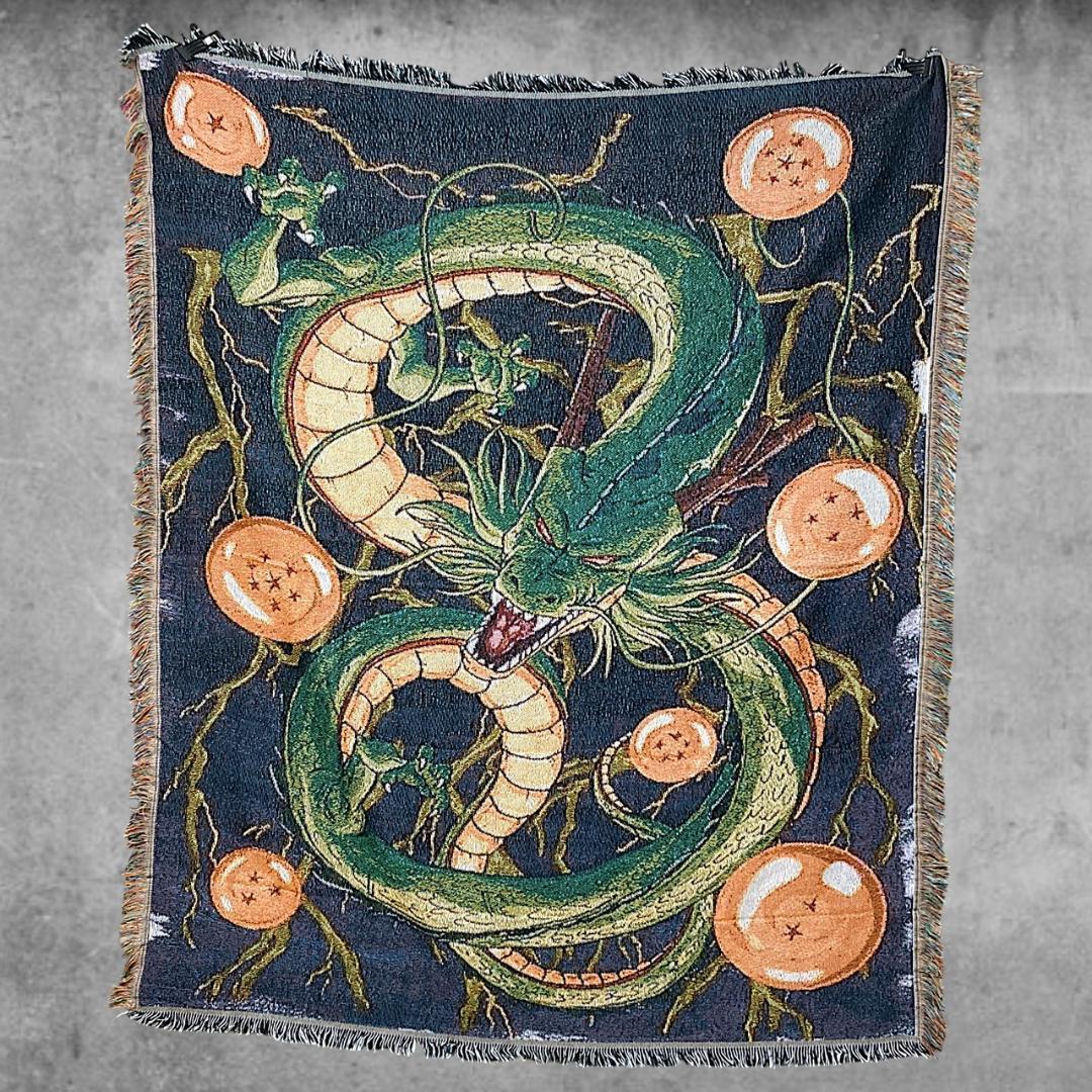 BNQF アニメ ラグ タペストリー ビンテージ ドラゴンボール 神龍 キャラ