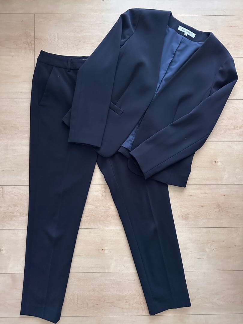 専用　ナチュラルビューティーベーシック　ネイビー　スーツセット　Sサイズ