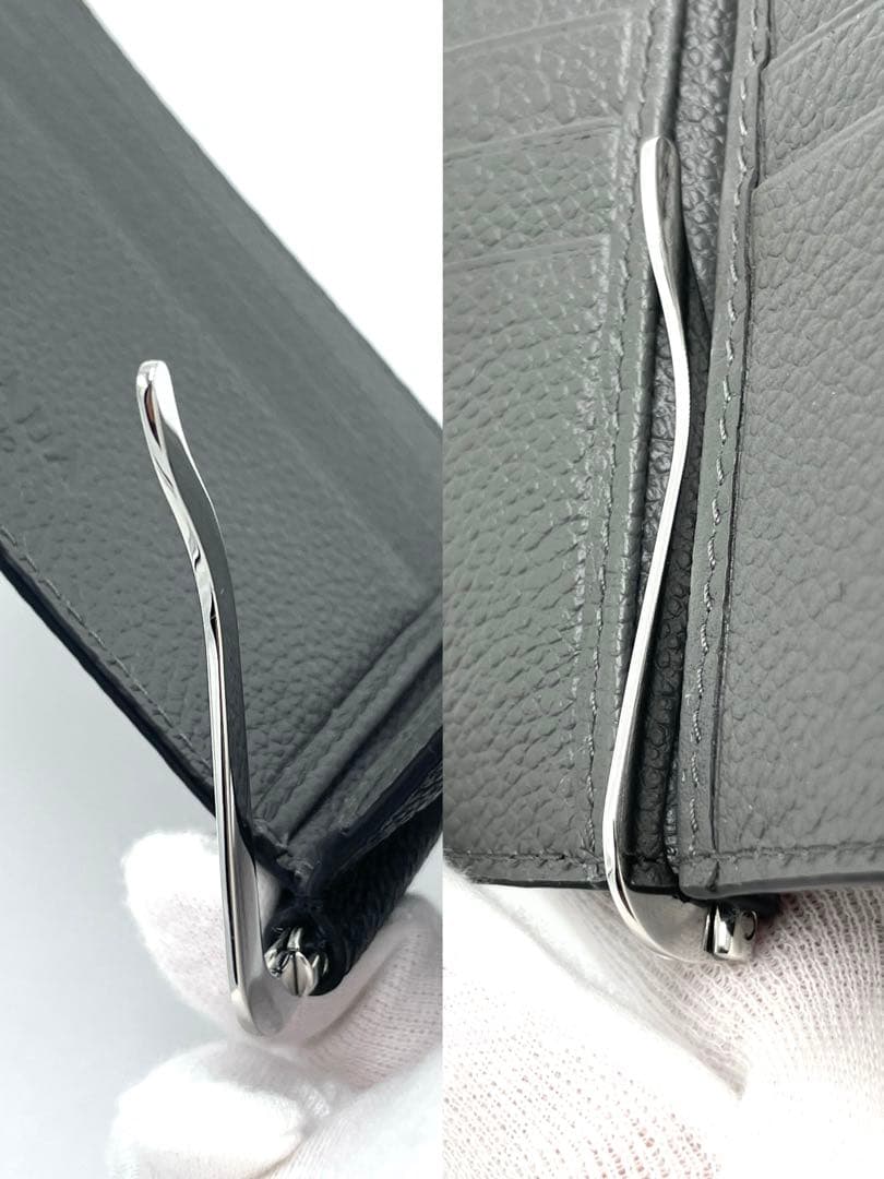 未使用級☆PRADA プラダ マネークリップ カードケース 2MN077 レザー