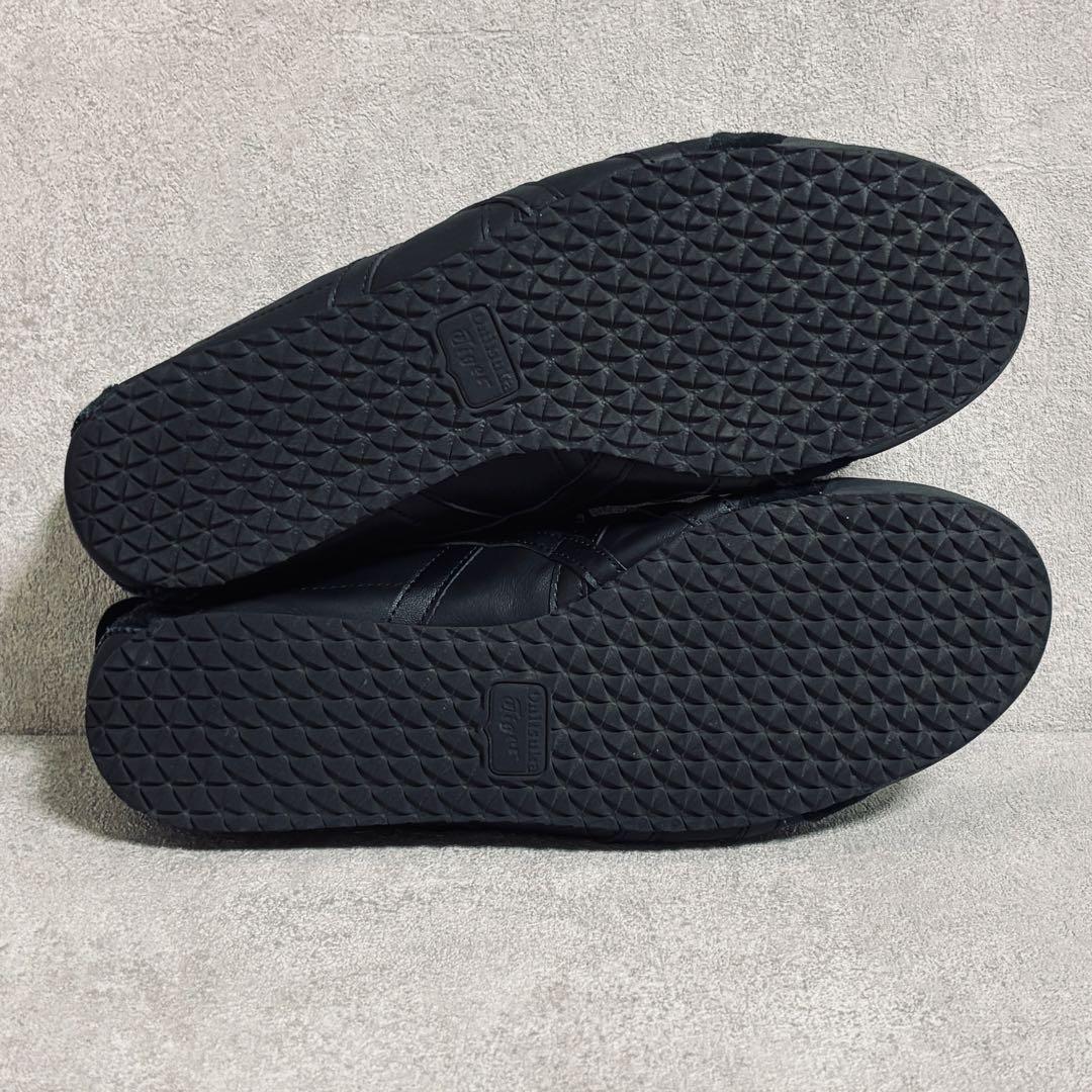 【美品】 オニツカタイガー メキシコ66 1183C102 黒 27.5 レザー