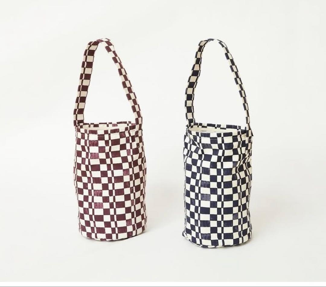 【完売】Pheeny. Checkered Bucket Tote Bag