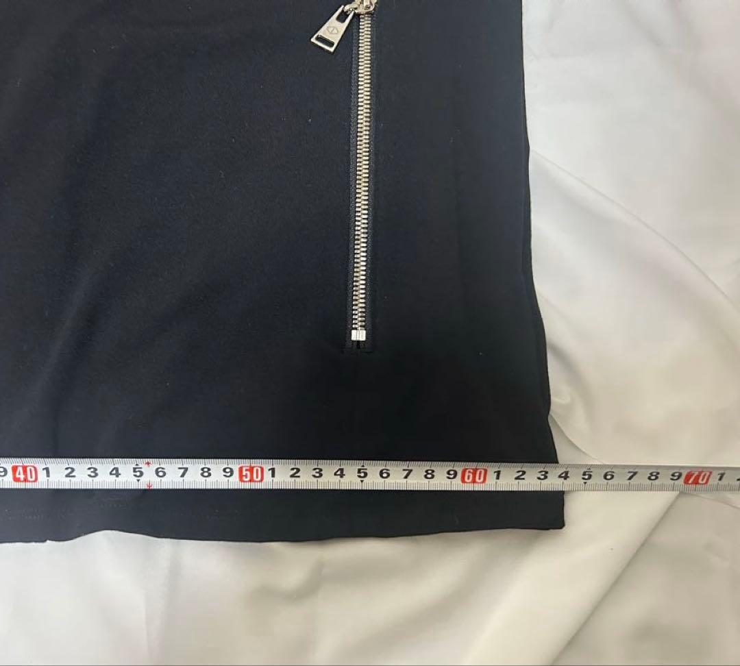 黒いフルジップジャケット　ACUDO by CHANU