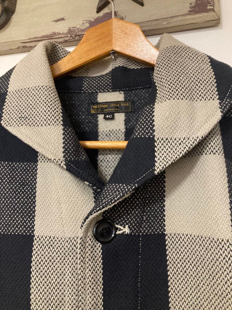WESTRIDE ウエストライド チェック ジャケット L