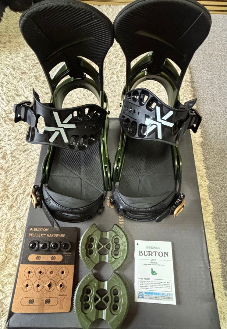 最終値下げ‼️バートンMISSION ビンディング Mサイズ オリーブグリーン