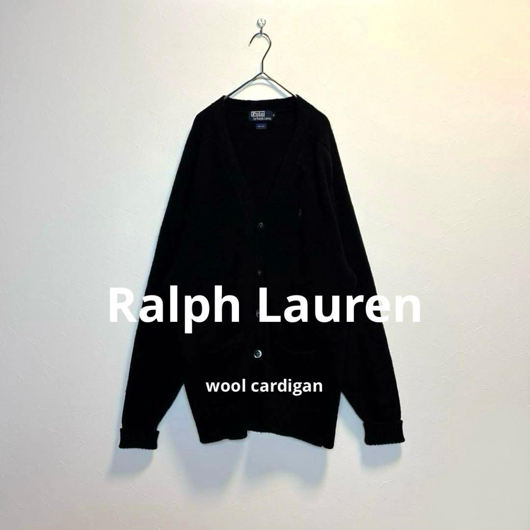 Ralph Lauren ラルフローレン　100%ウールカーディガン