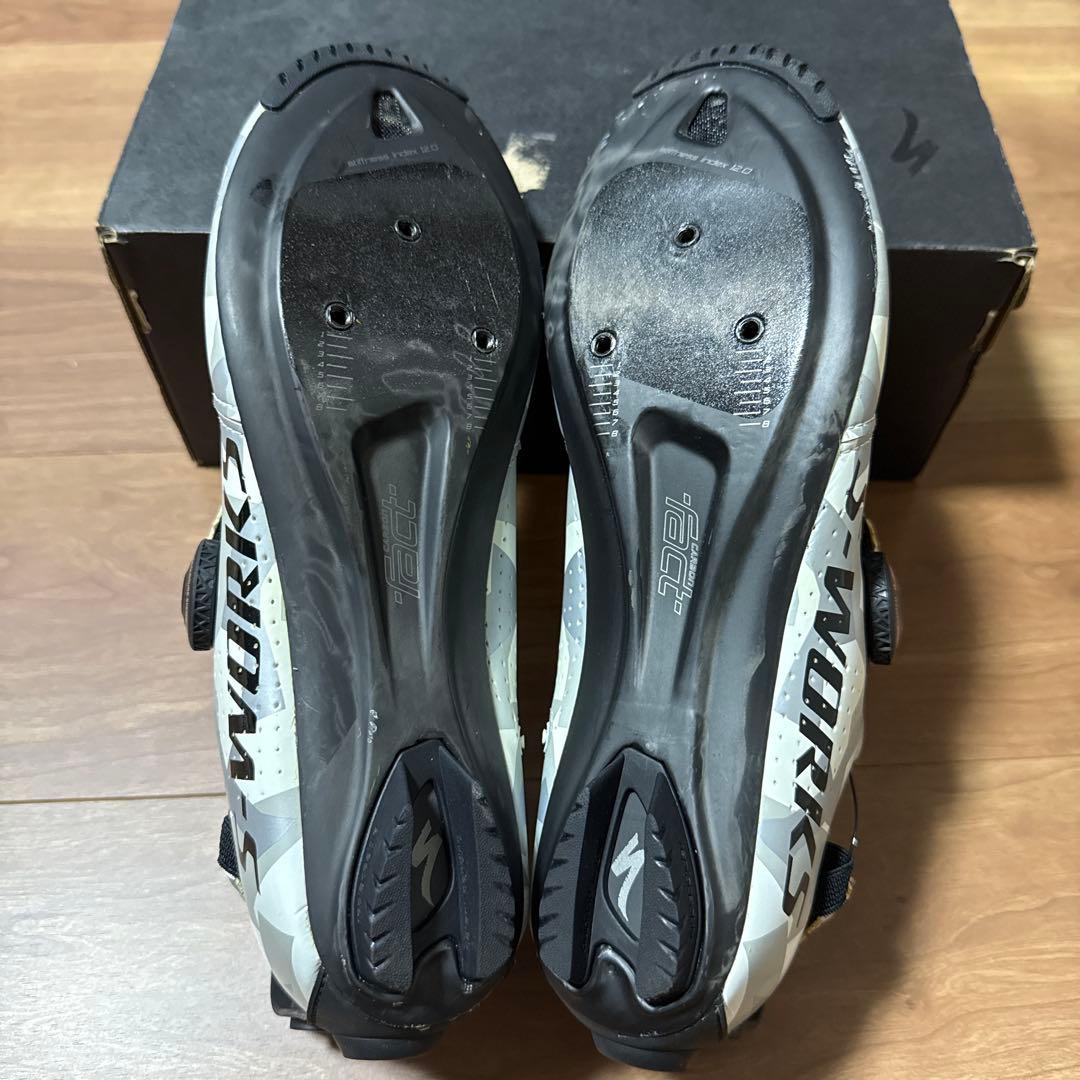 S-Works trivent 自転車シューズ ホワイト・グレー・ブラック