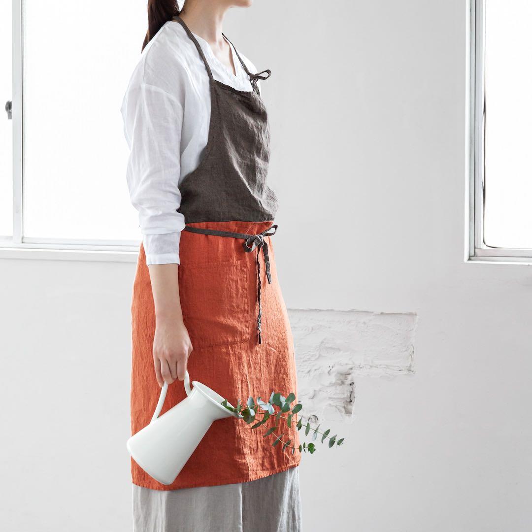 ⭐️ 新品 Lino e Linaリーノエリーナ ミラ ぺレンヌ フルエプロン