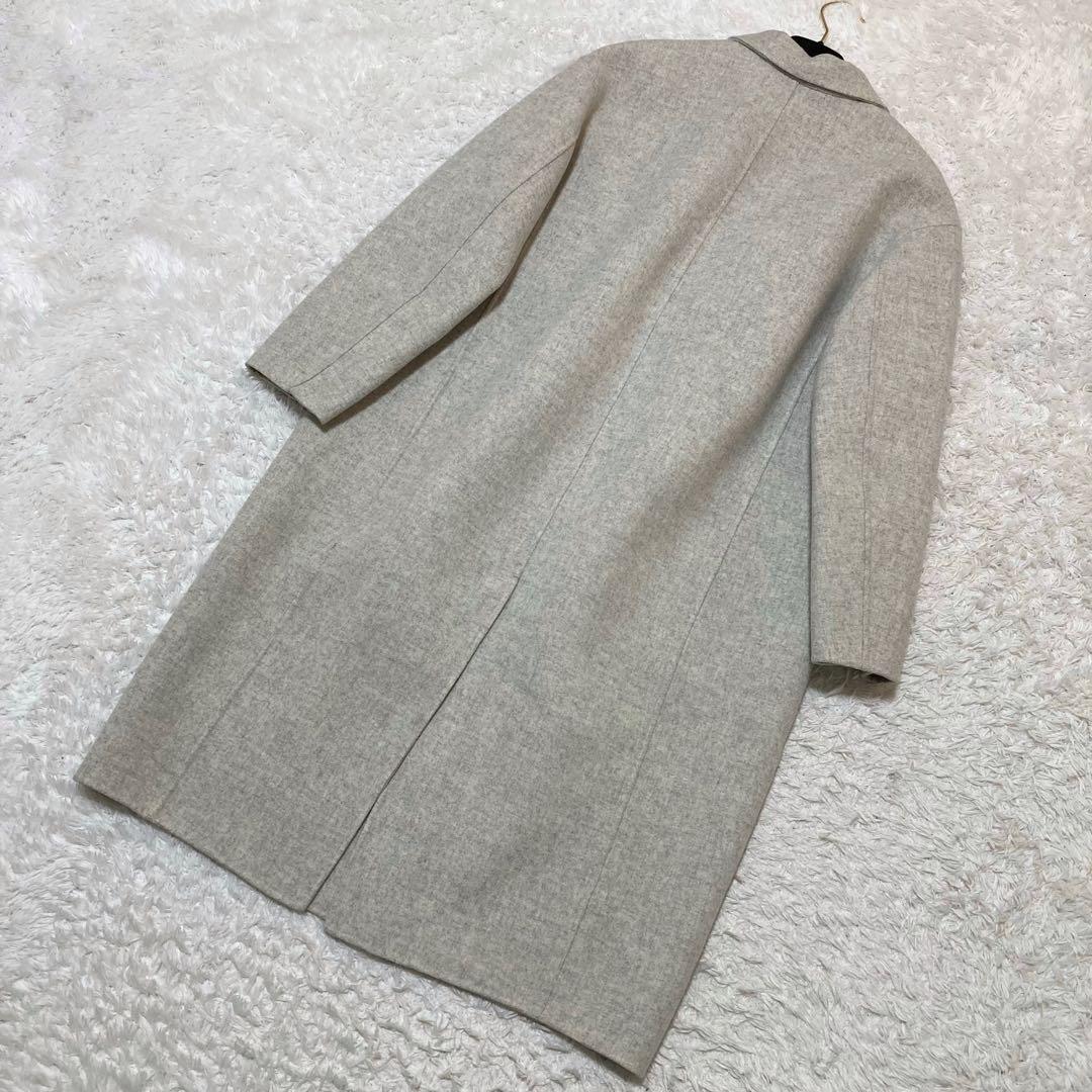 美品♡ ギャルリーヴィー ウール カシミヤ チェスターコート グレー 34