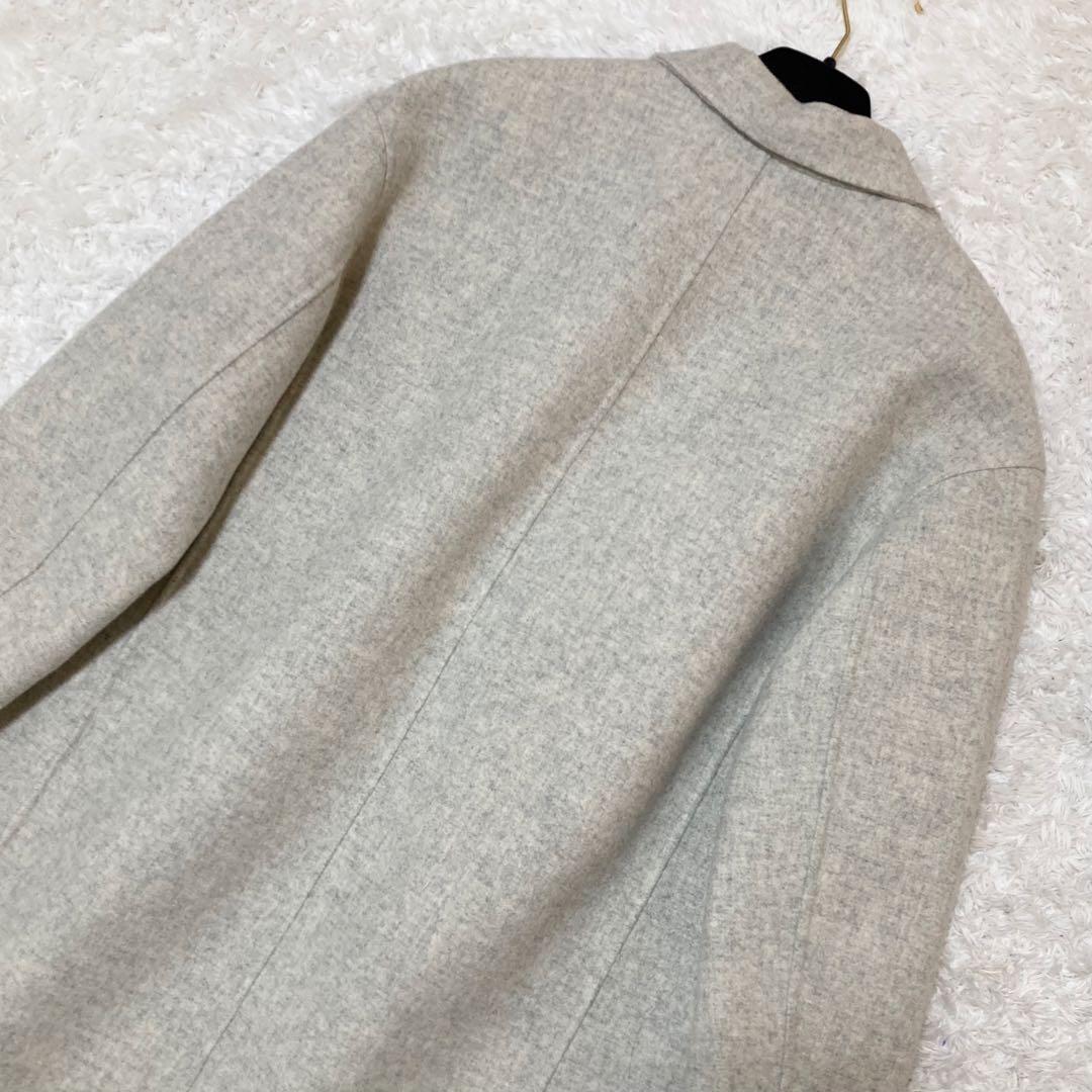 美品♡ ギャルリーヴィー ウール カシミヤ チェスターコート グレー 34
