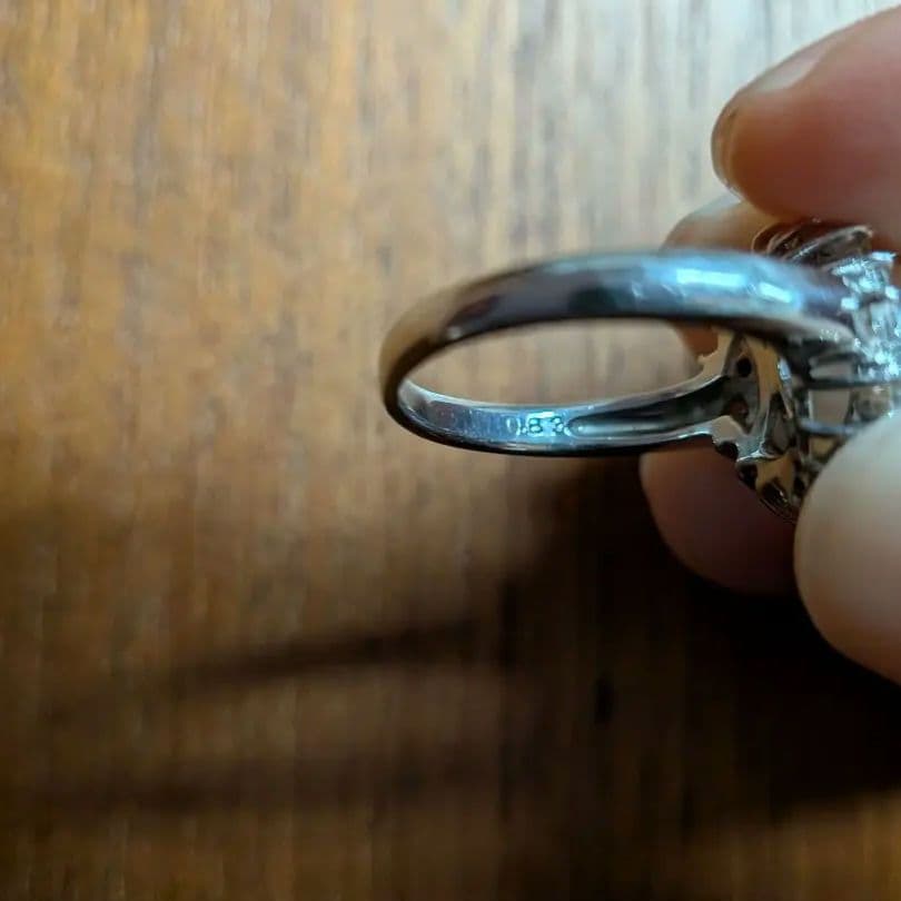 【プラチナ約5.37ｇ】花珠パール10mmプラチナダイヤリング