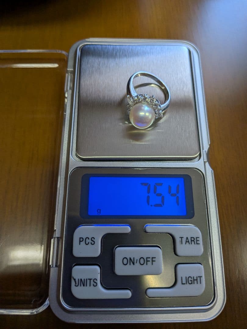 【プラチナ約5.37ｇ】花珠パール10mmプラチナダイヤリング