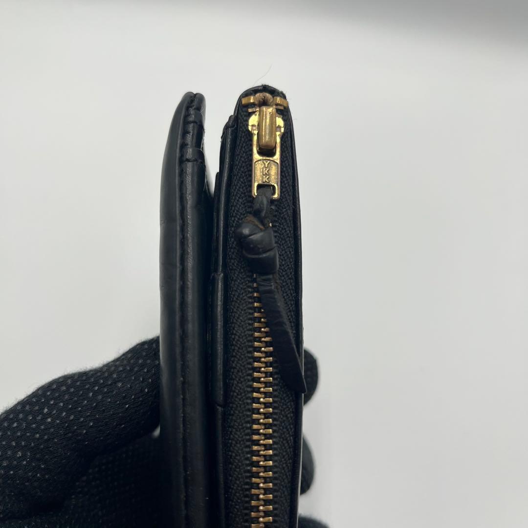 y*y様 希少 美品 ポーター ソーク 二つ折り財布 コンパクトウォレット 黒