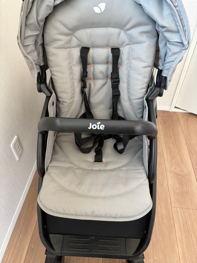 2人乗りベビーカー　年子、双子用　 Joie ダブルベビーカー グレー