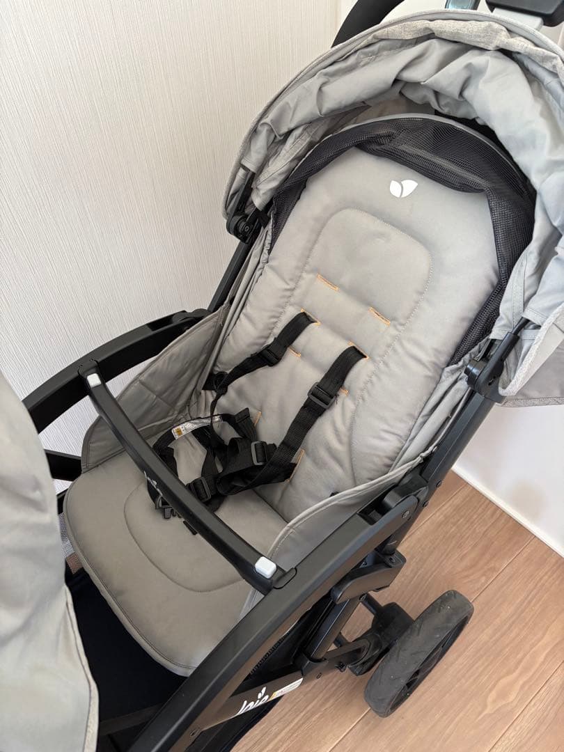 2人乗りベビーカー　年子、双子用　 Joie ダブルベビーカー グレー