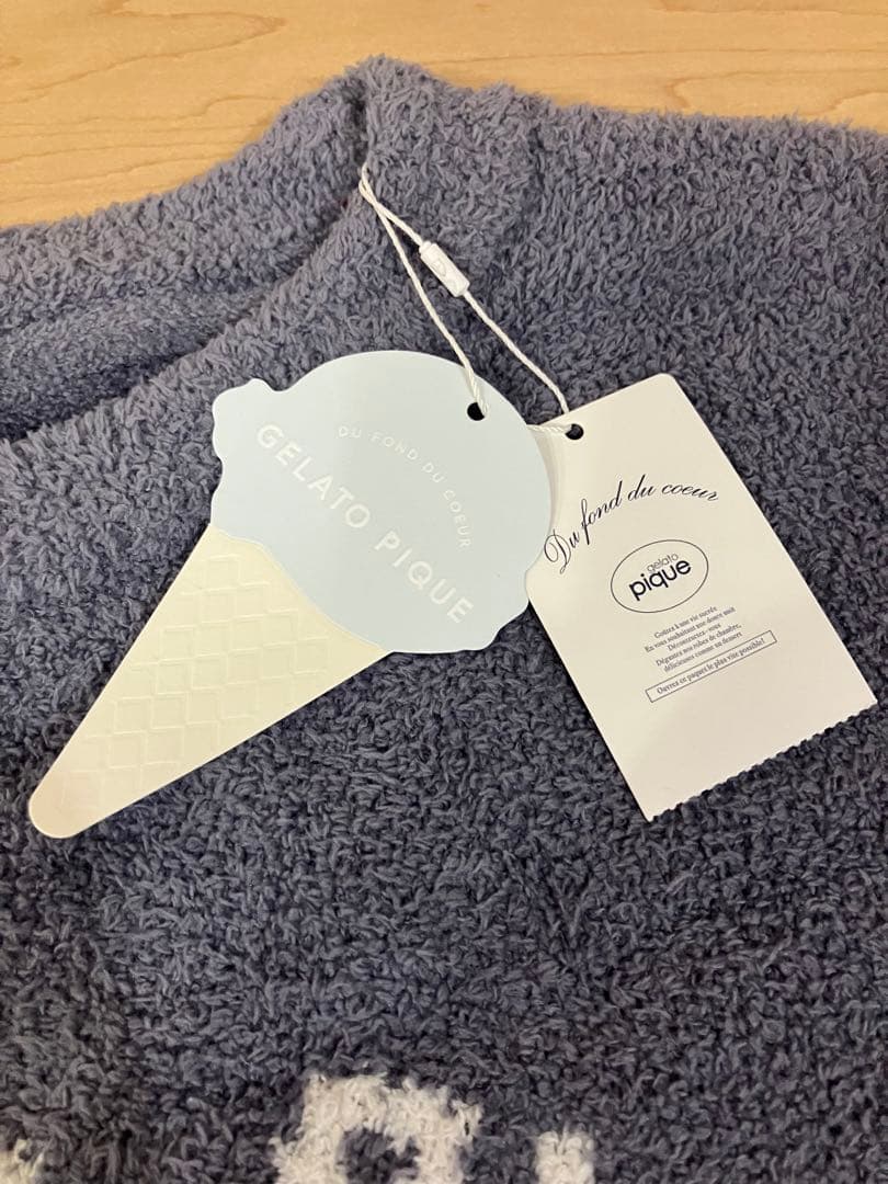 ジェラートピケ　GOOD NIGHT BEAR ジャガードワンピース　未着用