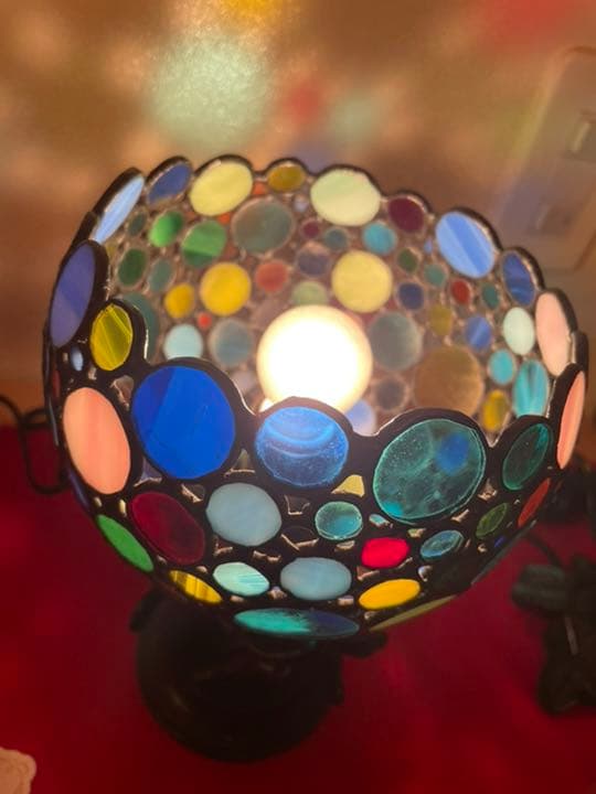 美品 ガラス エンジェル Angel アンティークランプ ガラスランプ