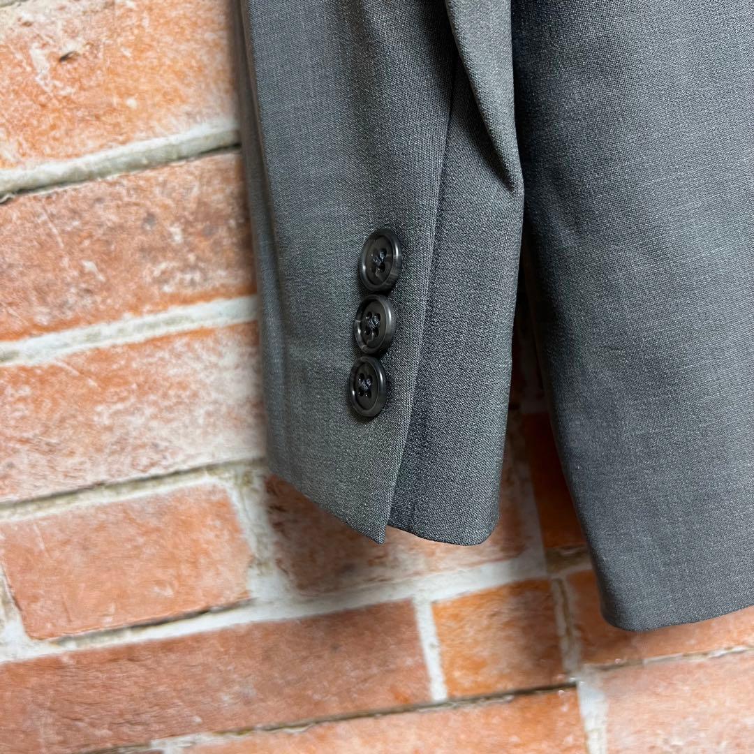 (現行品)スーツセレクト　ダブルスーツパンツセットアップ　洗える　ストレッチ