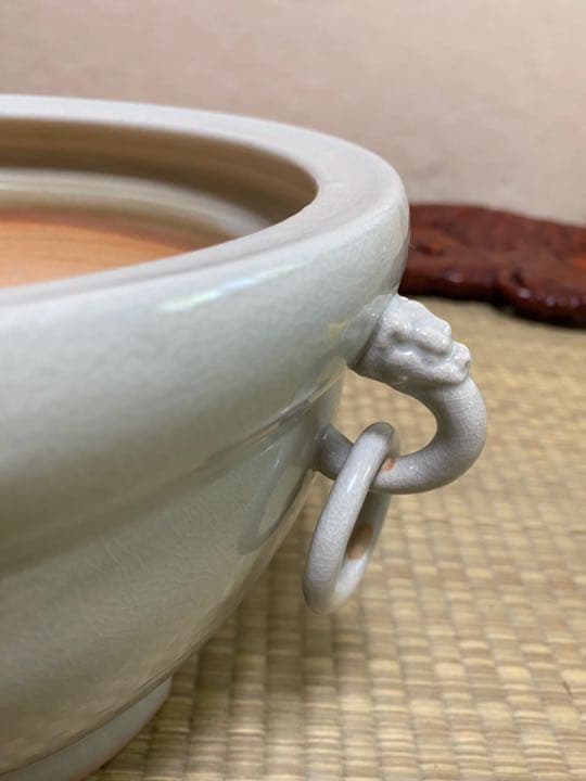 瓶 掛 御本遊環　　 京 北村 和善作