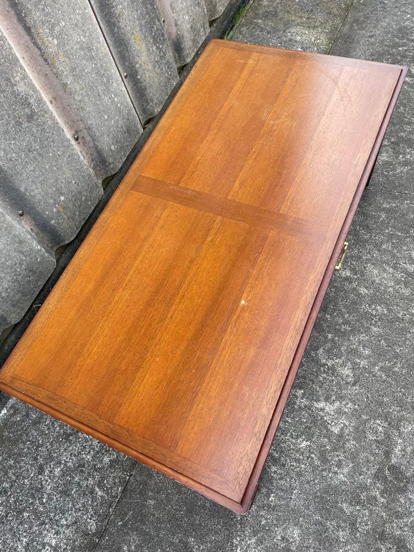 ビンテージ/maruni/マルニ木工/地中海/センターテーブル/引き出し付き