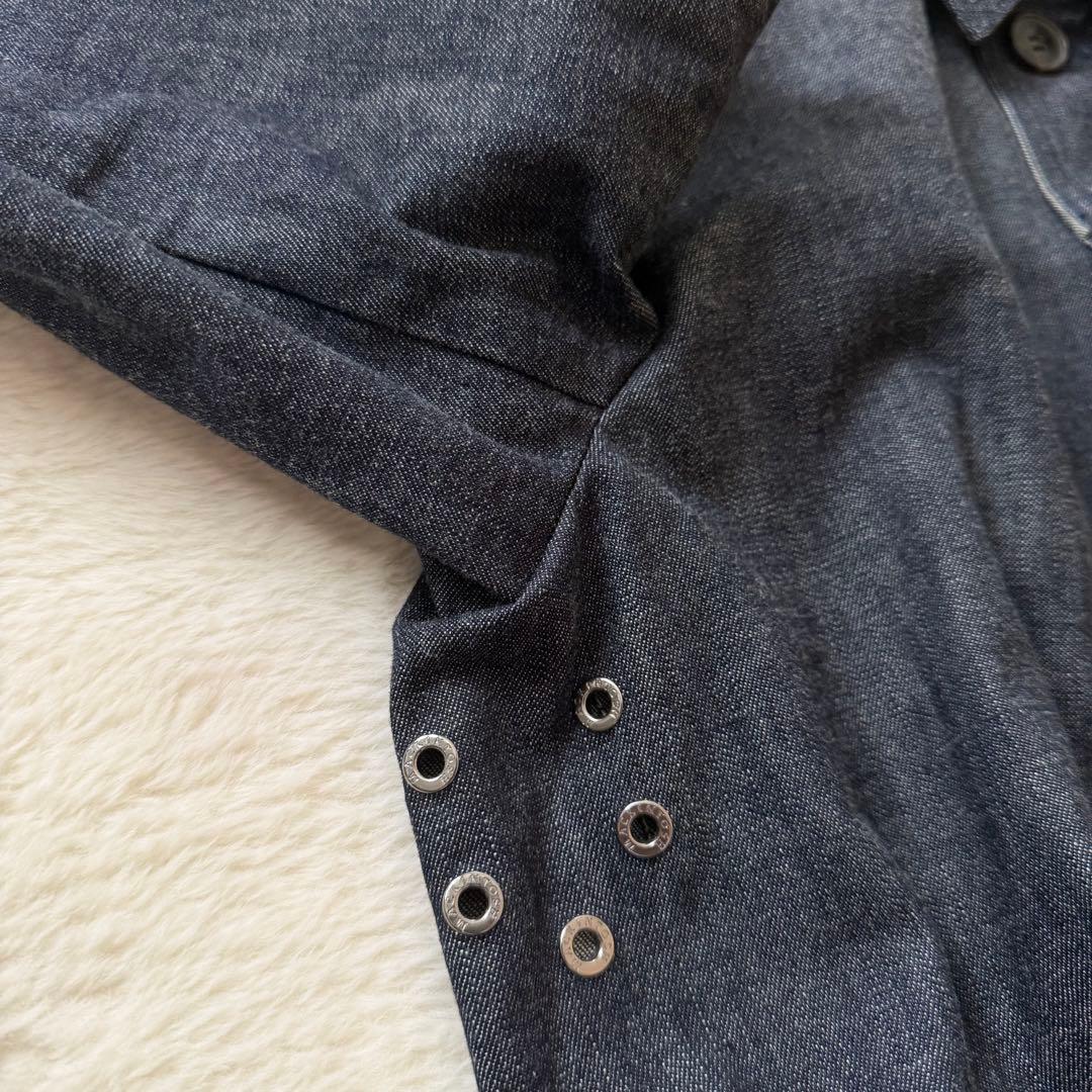 マッキントッシュ　デニム　ステンカラー　コート　38