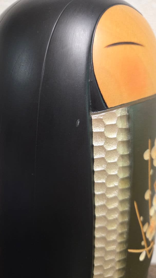 創作こけし　野沢薫 　内閣総理大臣賞受賞作家　 コケシ　32cm　大型