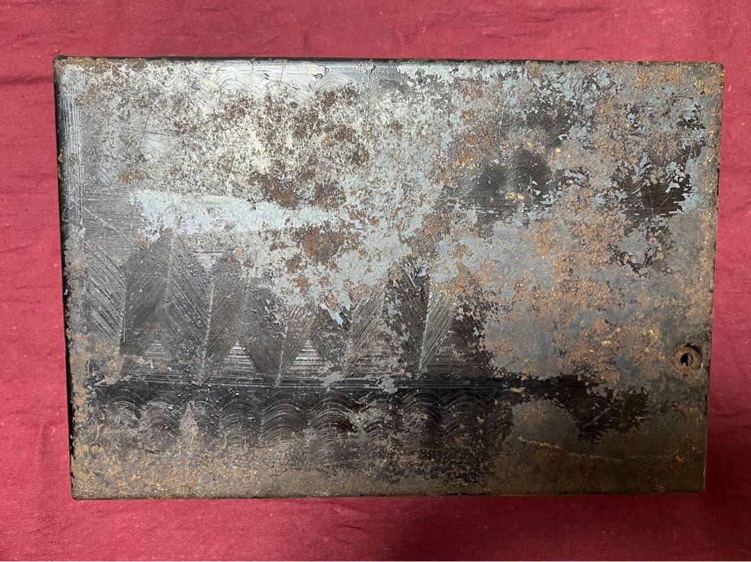 【希少品】千鳥式手提金庫　明治大正　戦前アンティーク　　ヴィンテージ　古道具