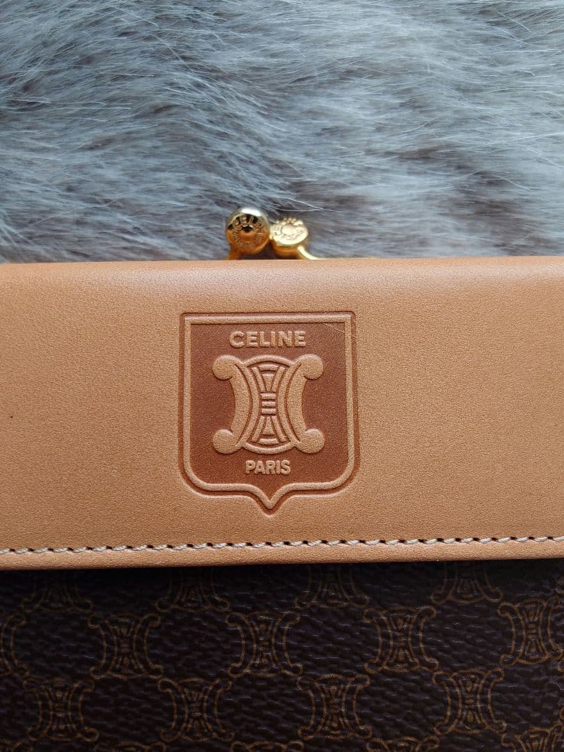 【極美品】【CELINE】 オールドセリーヌ 折り財布 マカダム