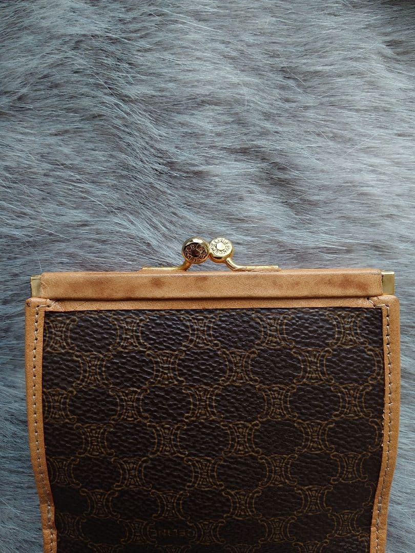 【極美品】【CELINE】 オールドセリーヌ 折り財布 マカダム
