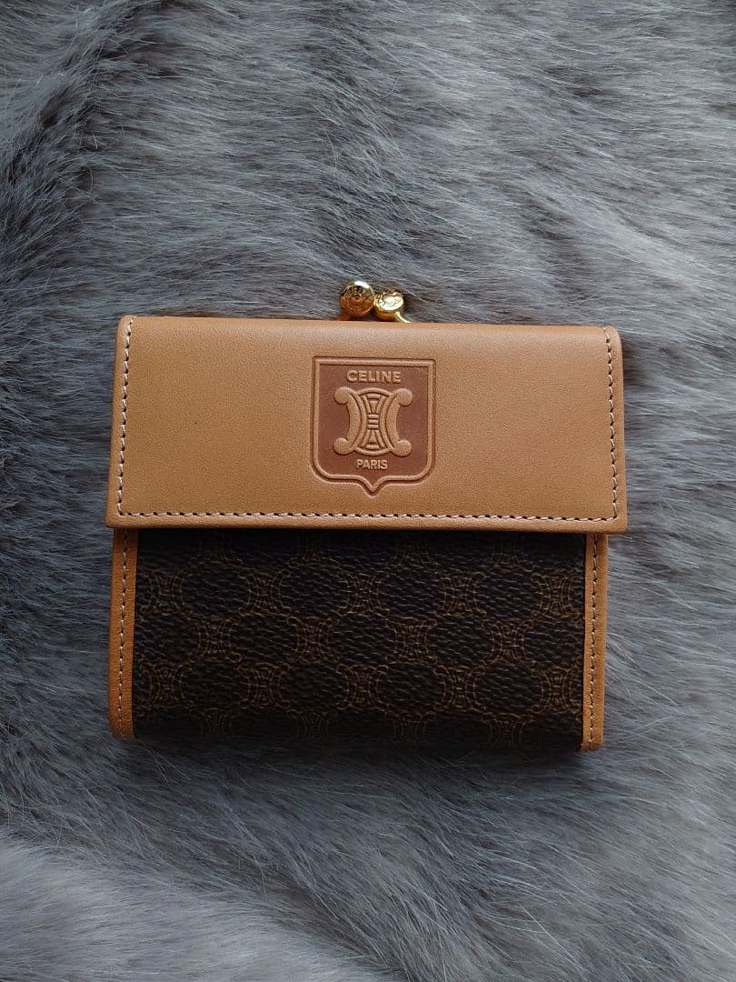 【極美品】【CELINE】 オールドセリーヌ 折り財布 マカダム