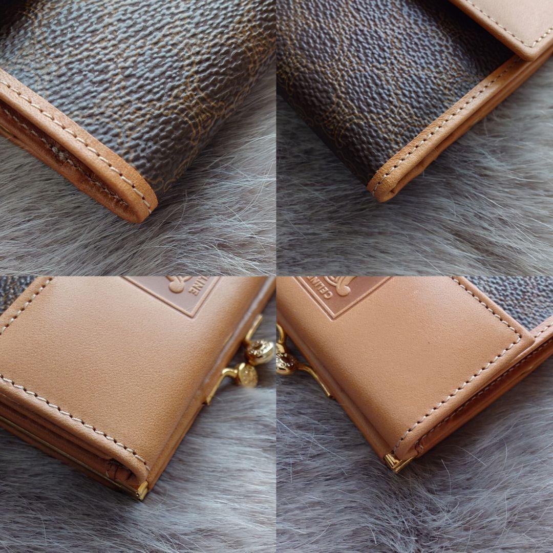 【極美品】【CELINE】 オールドセリーヌ 折り財布 マカダム