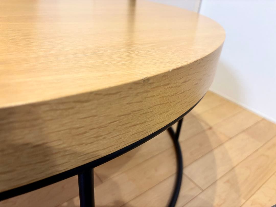 【たのメル便送料込み】IDEE DIVANCO ローテーブル オーク88cm