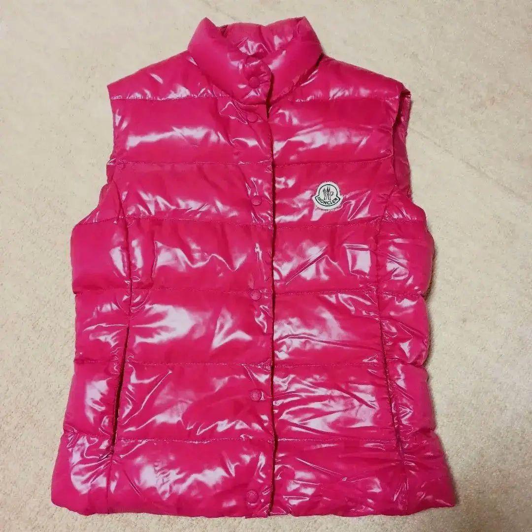 お値下げ☆ MONCLER ダウンベスト 濃いピンク Sサイズ