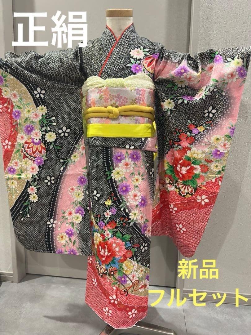 【正絹】　フルセット　7歳　七五三　女の子